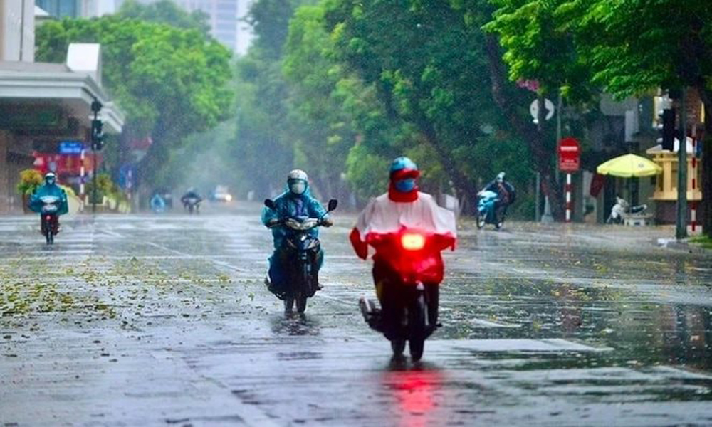 Weekly weather forecast from Monday to Sunday